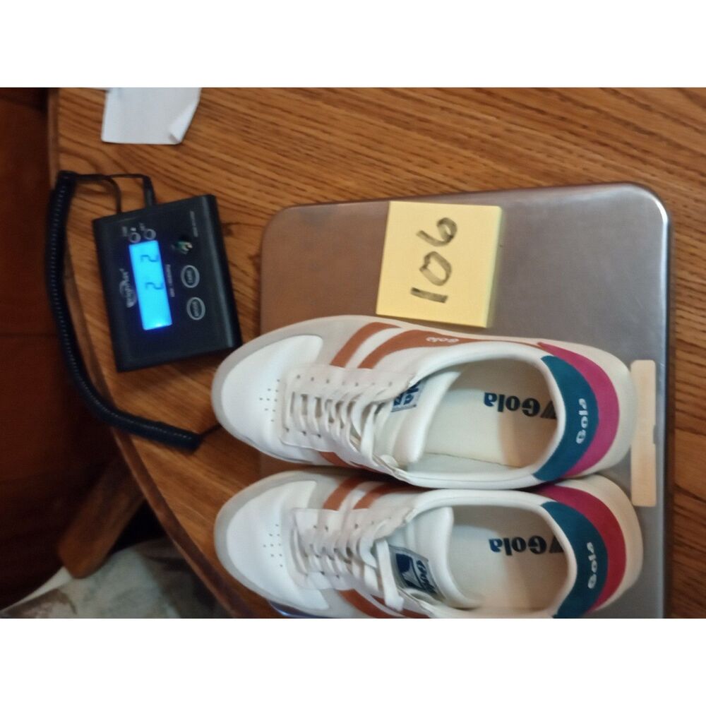 Gola Grandslam Trident Women's 10 White Lace Up Sneaker - Picture 12 of 12